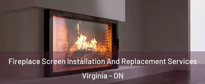 Fireplace Screen Installation And Replacement Services Virginia - ON