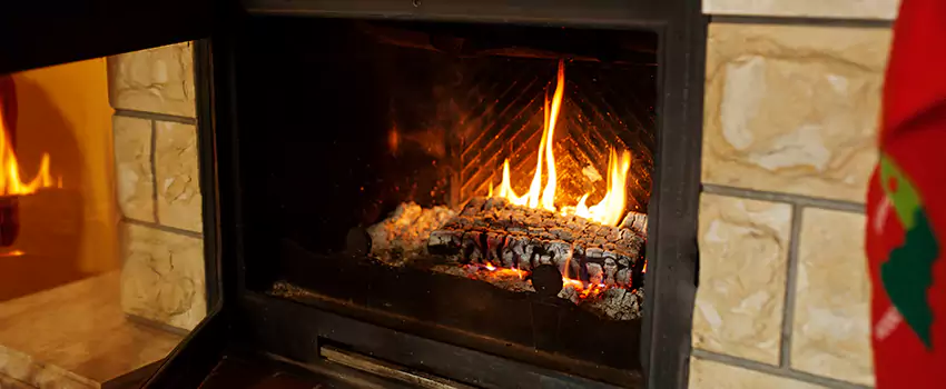 Commercial Prefabricated Fireplace Replacement in Sutton, Ontario
