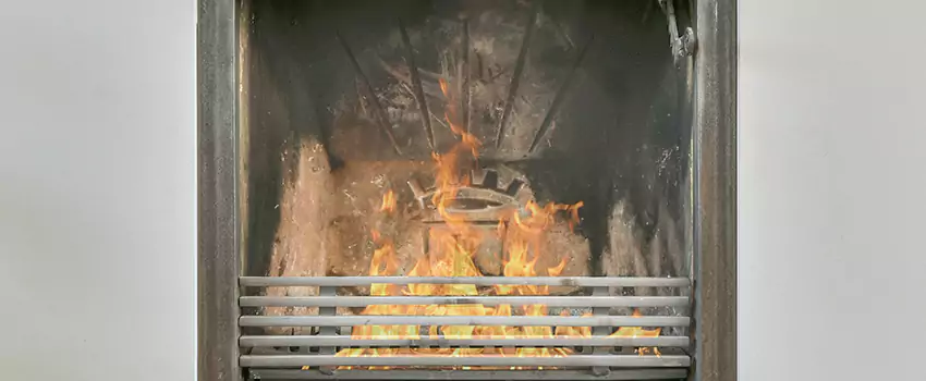 Travis Industries Linear Gas Fireplace Installation in Sutton, Ontario