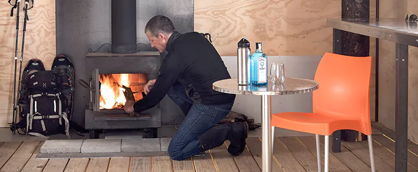Open Hearth Wood Fireplace Installation in Sutton, ON