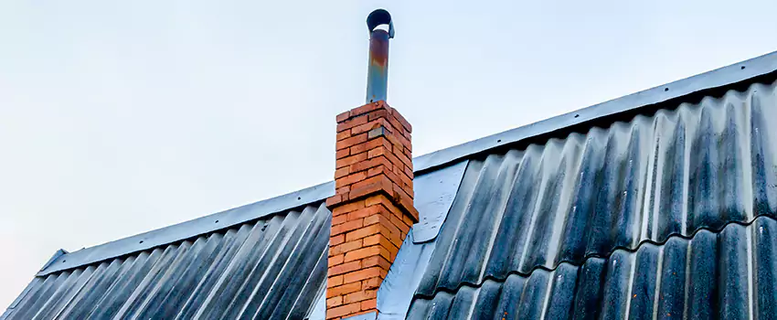 Aluminium Chimney Flashing Repair in Sutton, ON