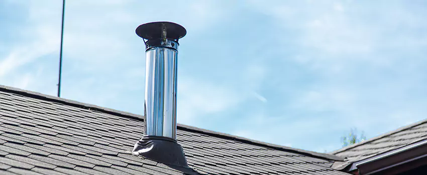 Outdoor Metal Chimney Installation in Sutton, Ontario